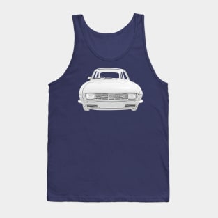 Austin Allegro 1970s classic car monochrome Tank Top